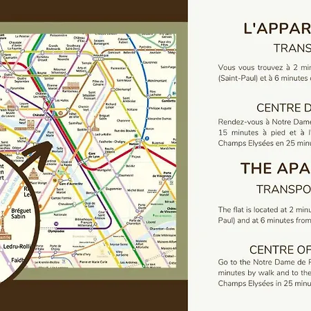 Apartment 3p.cosy Flat#6pers#heart Of Le Marais *